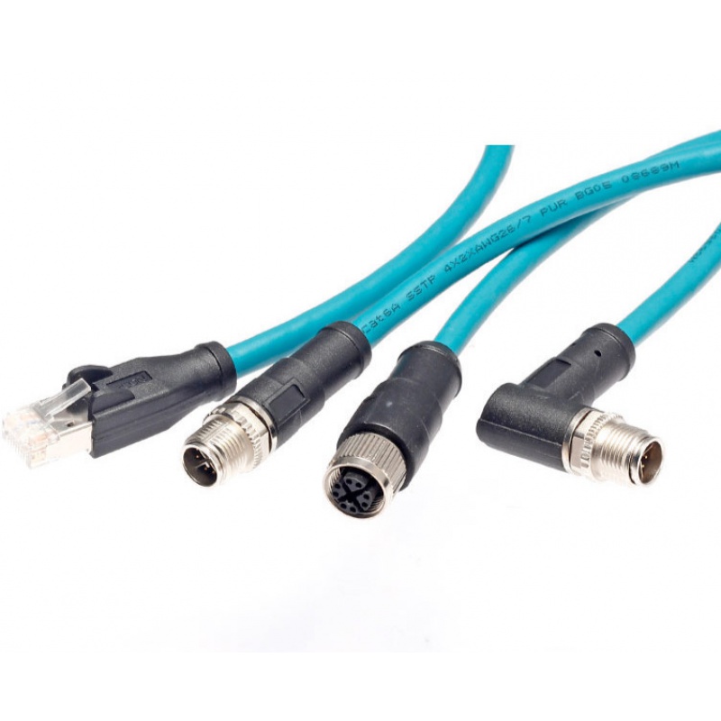 千惠侬M12 X型连接器 工业以太网连接的可靠选择